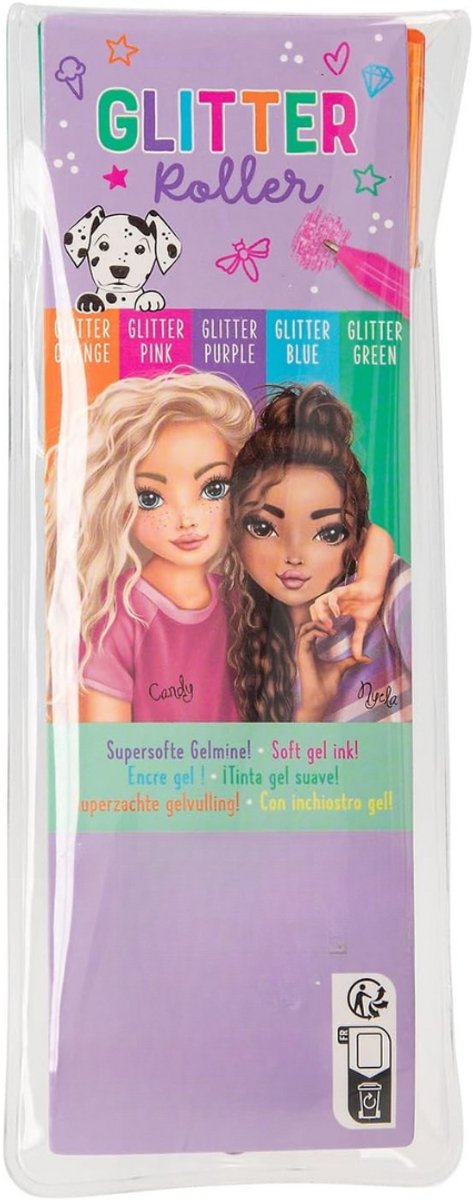 Imperatoris - Glitterpennen Set - Glitterstiften - Glitter Gelpennen voor Kinderen - Tekenspullen - Pastel & Gekleurde Pennen - Schoolartikelen voor Kalligrafie - 5 Stuks