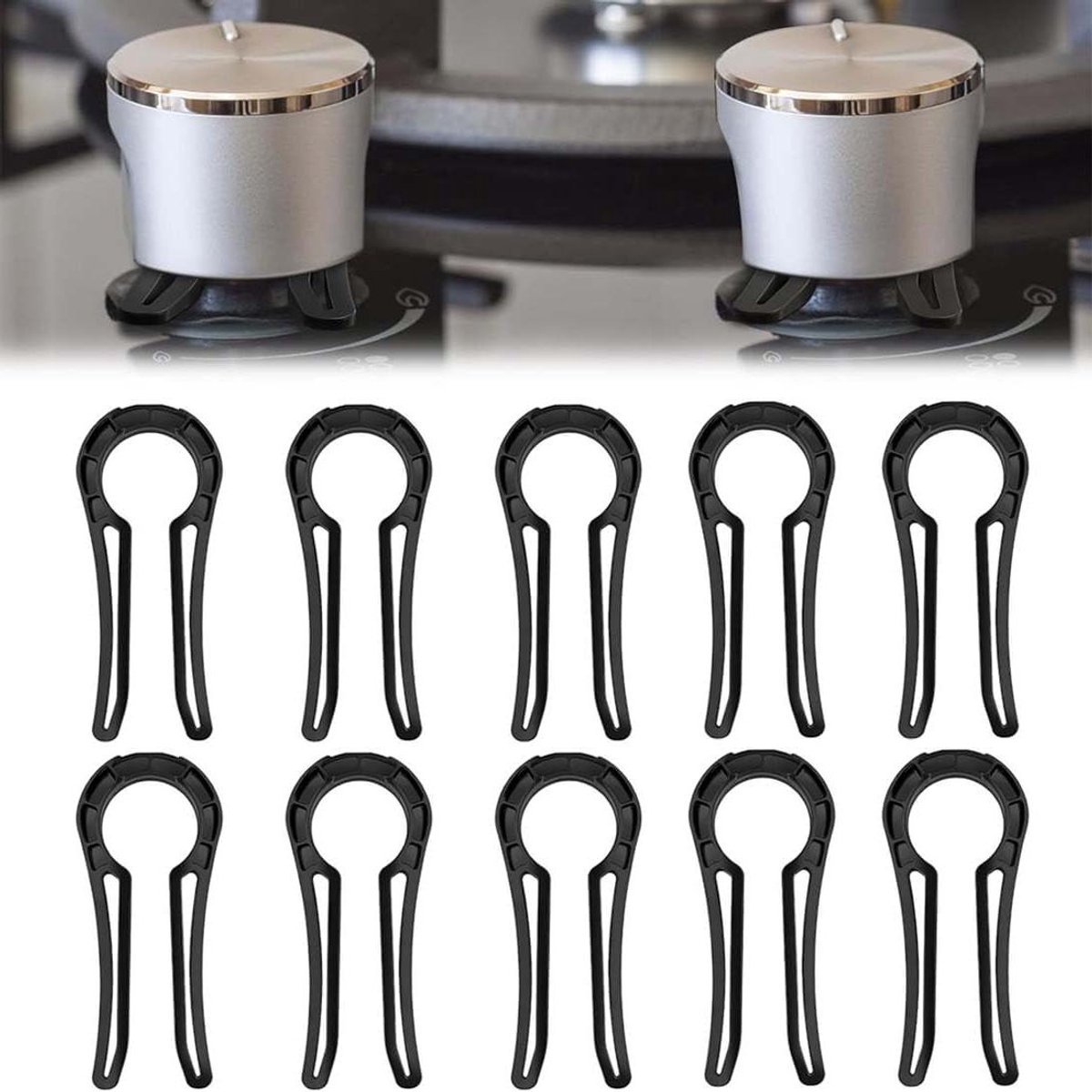 10 stuks gasfornuis knopsloten voor veiligheid in de keuken en op school (nr.