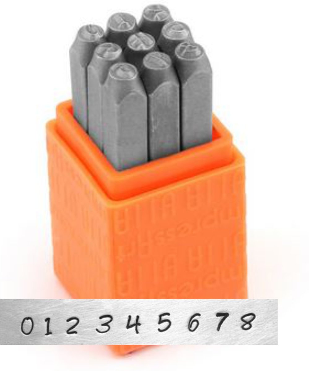 Embossing Stempels Cijfers Bridgette - Impress Art