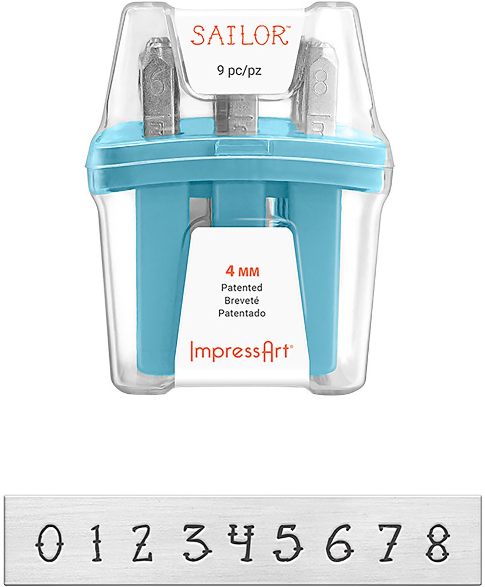 Embossing Stempels Sailor Cijfers