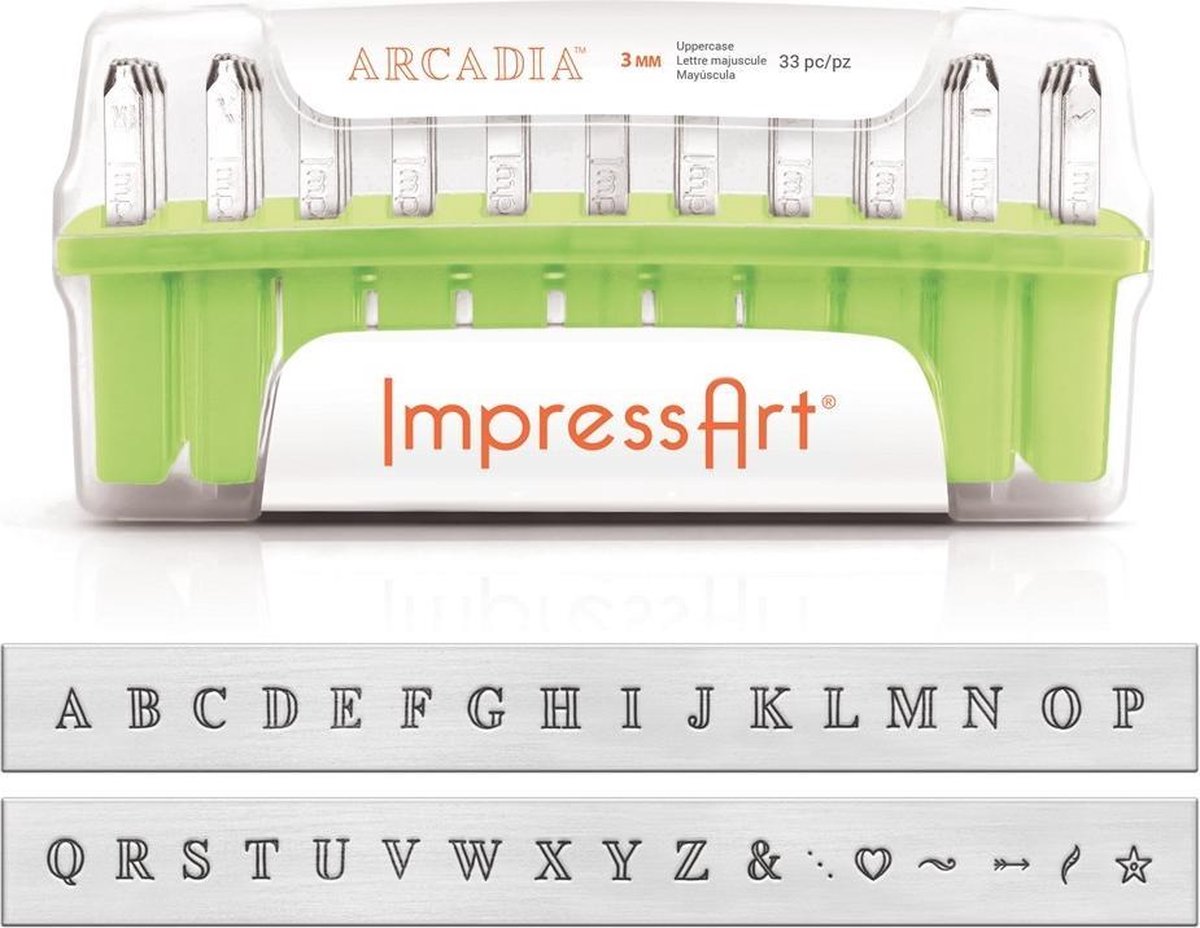 Impressart Arcadia, luxe, Hoofdletters, 3 mm