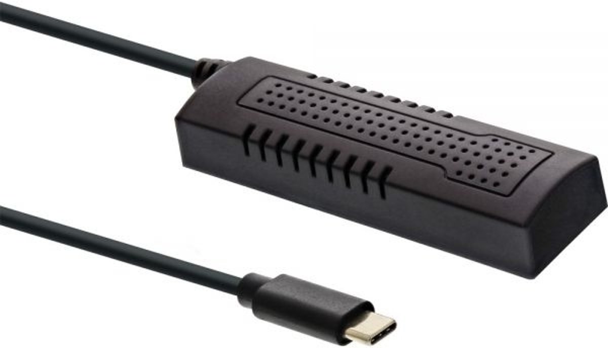 InLine 0.9m, USB3.1/SATA USB 3.1-C SATA III Zwart kabeladapter/verloopstukje