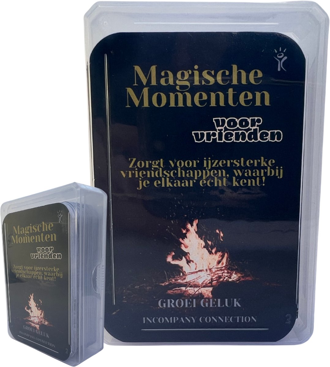 Magische momenten voor vrienden - Hoe goed ken jij jouw vrienden? Inspirerende gespreksstarters spel - Leuk cadeau voor verdiepen vriendschap - van Incompany Connection