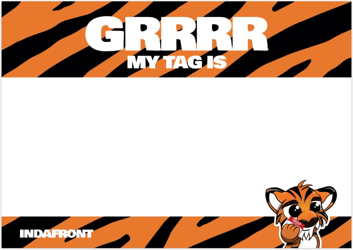 GRRR My Tag is Stickers - 50 Stuks