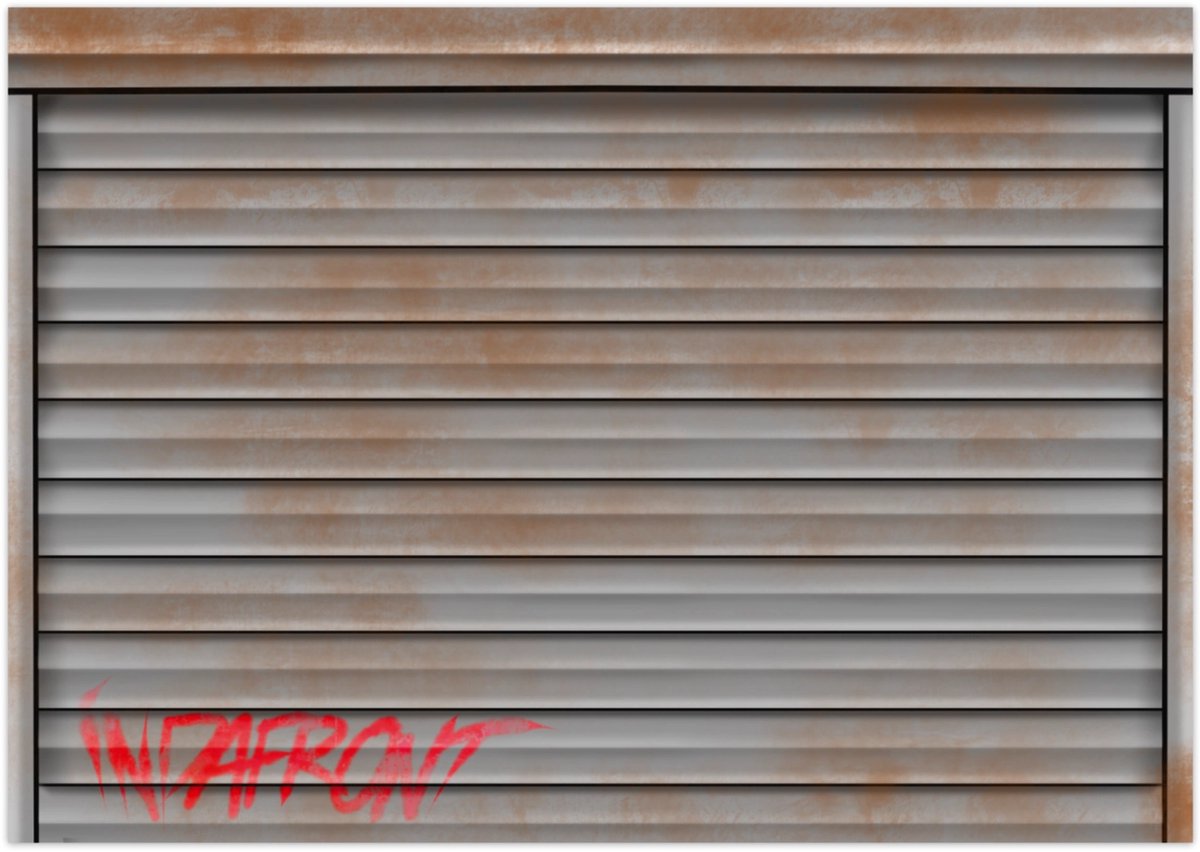 Roller Door Graffiti Stickers - 50 stuks