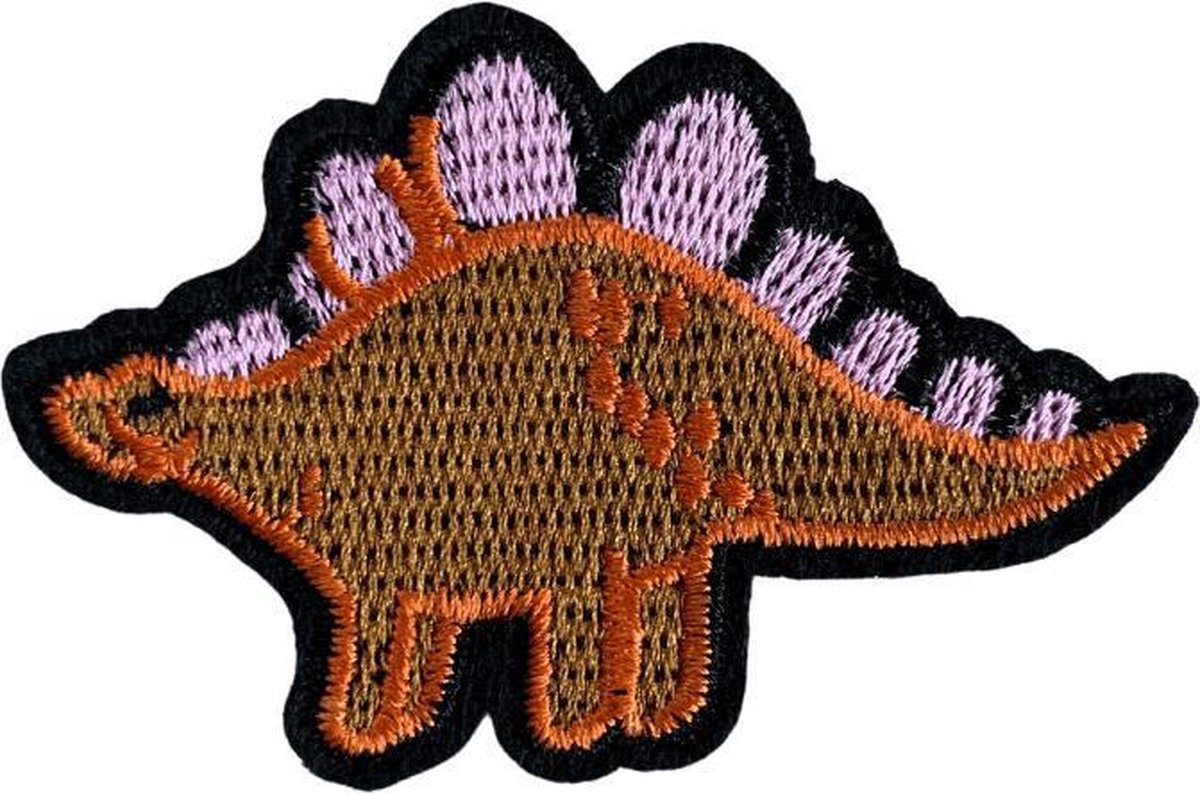 Dinosaurus Dino strijk embleem - patch - patches - stof & strijk applicatie