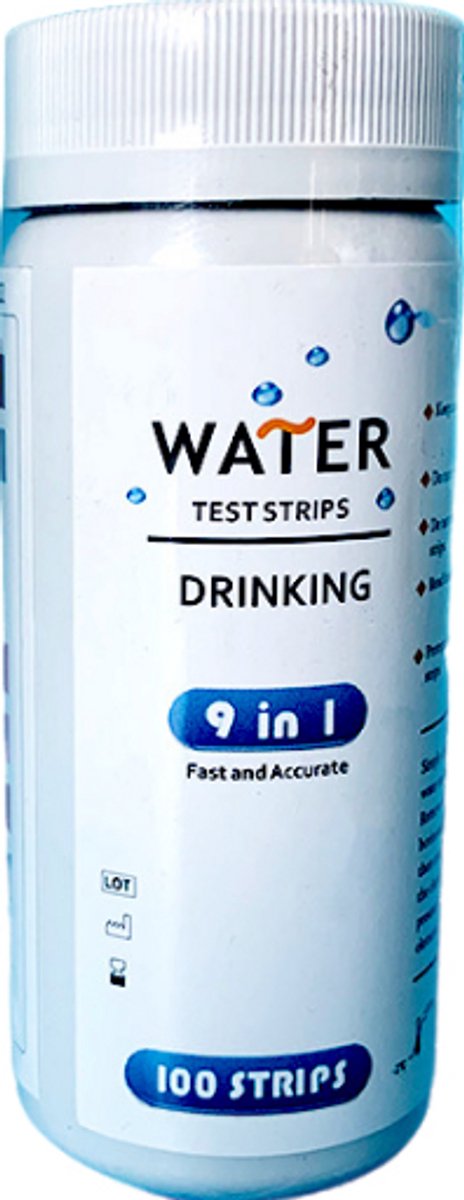 Teststrips voor drinkwater 100 st