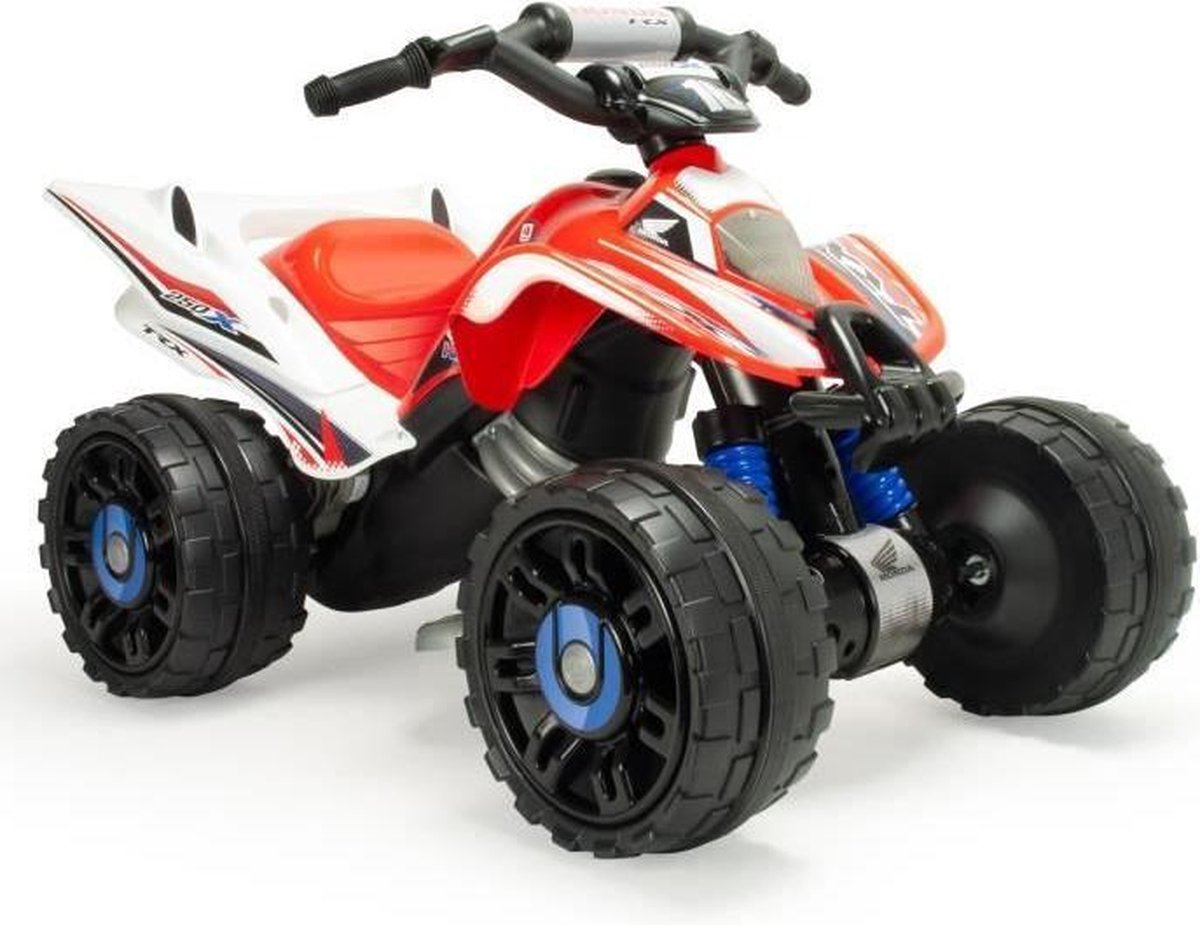     Quad Honda Atv Jongens 12v 92 Cm Rood/wit