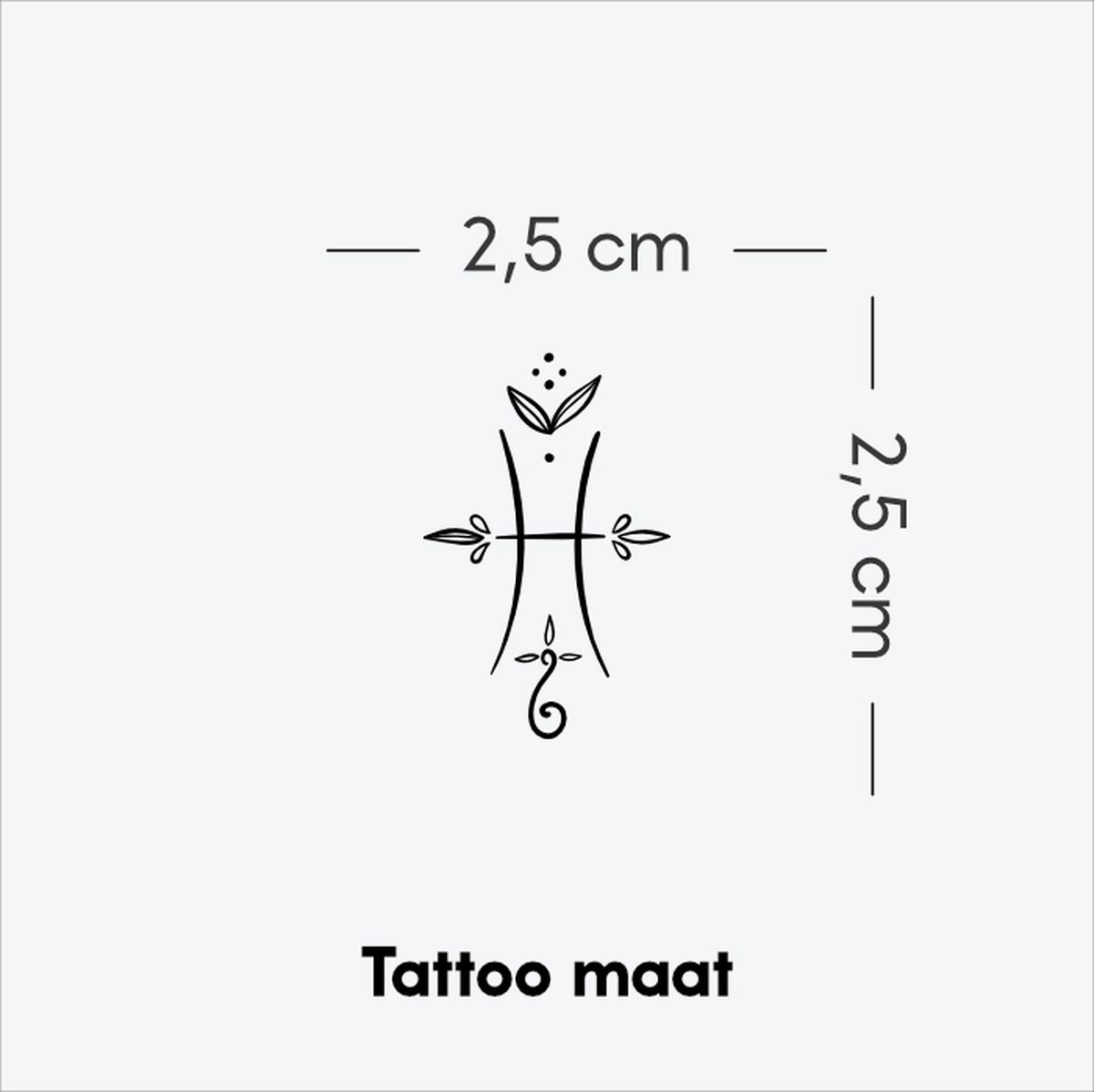 Vissen (19 februari - 20 maart) - Tijdelijke Tattoo volwassenen - Plantaardige inkt - Blijft 2 weken staan - Ink Identity