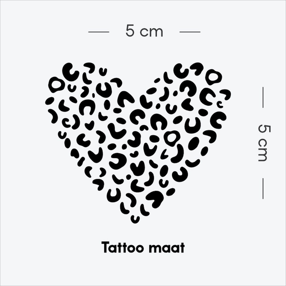 Wild at Heart: Panter - Tijdelijke Tattoo volwassenen - Plantaardige inkt - Blijft 2 weken staan - Ink Identity