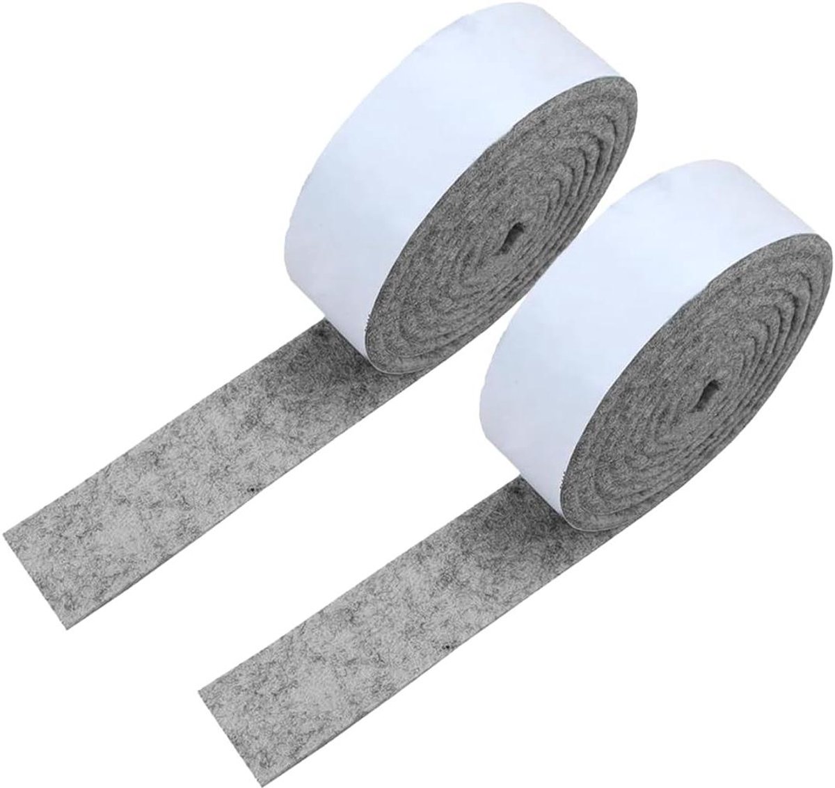   - Meubelglijders - 2 rollen vilt ter bescherming tegen krassen - 5 mm dik - op maat te snijden - 2 cm x 1 m - stoel- en meubelpoten - thuisgebruik - anti-krasbescherming . -  