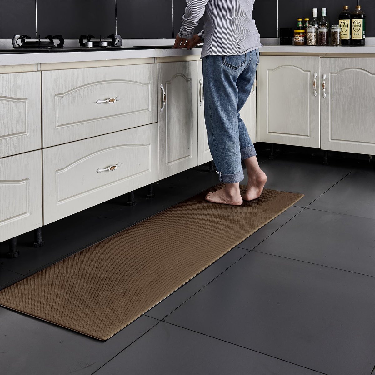 Inovra ® Comfortabele en Veerkrachtige Keukenvloermat voor Optimale Ondersteuning en Veiligheid