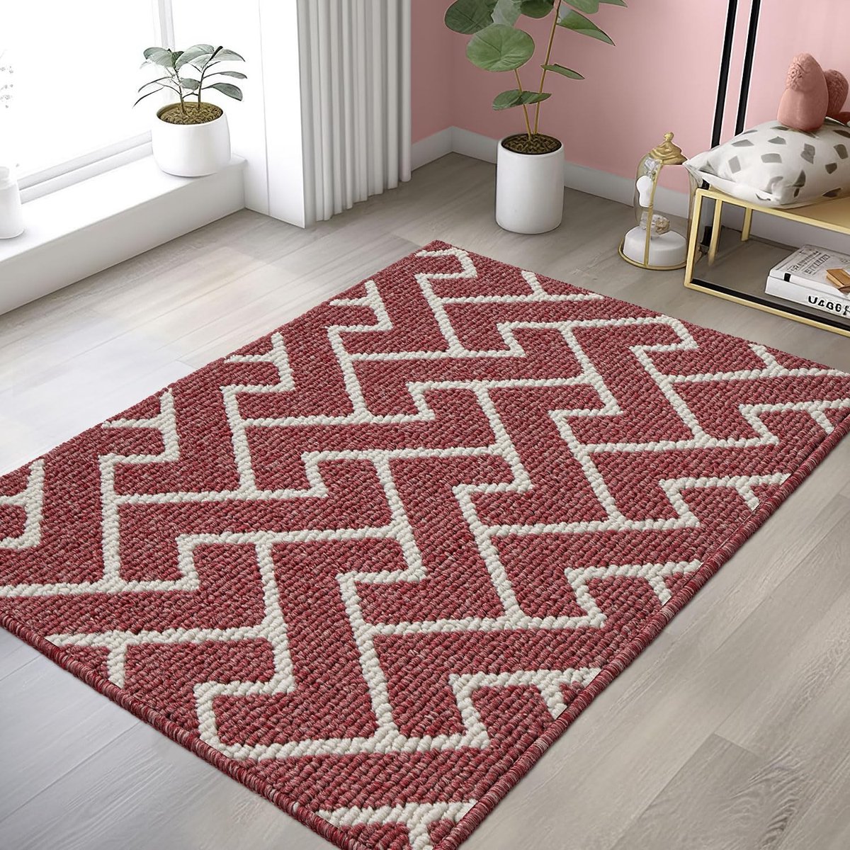 Inovra ® Stijlvolle en Veelzijdige Tapijtloper voor Woonkamer, Hal, Keuken en Meer 80 x 120 cm