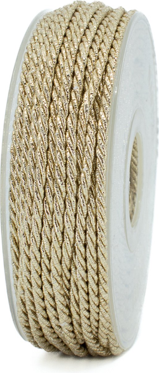 glanzend goud touw - lint - 30 meter - inpkamateriaal