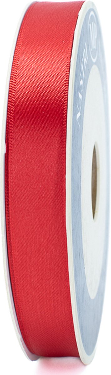 rood lint - satijn cadeaulint - 50 meter x 15 mm - inpaklint - inpak spullen - inpakmateriaal