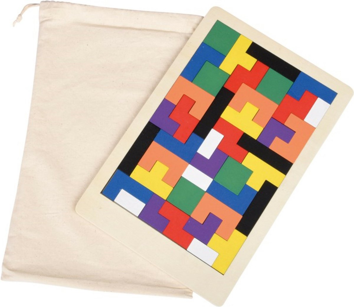 Puzzel Breinbreker - Brain twister - kronkel vlak puzzel - 26 x 18 cm - 40 stukjes