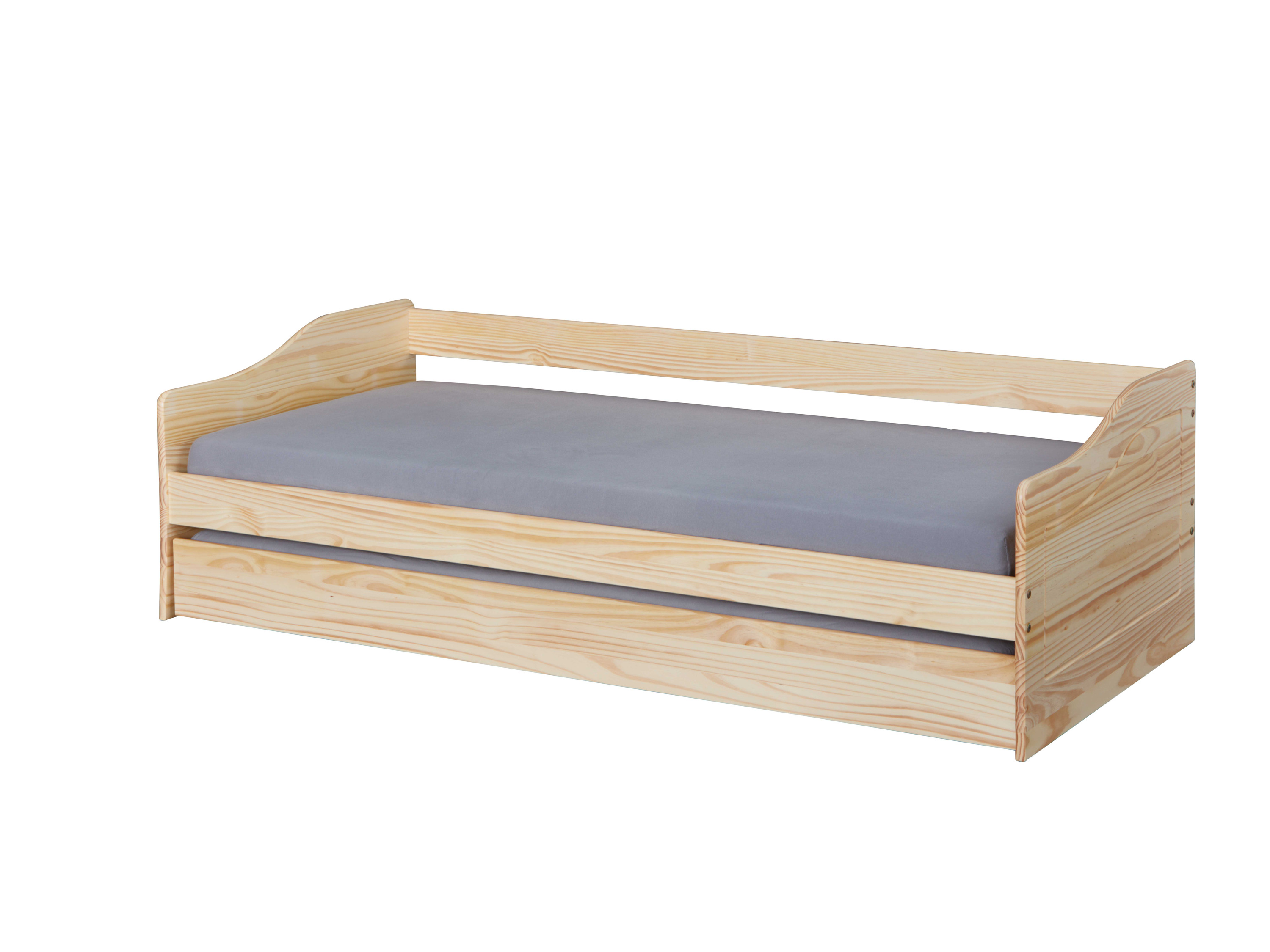 Inter Link Kinder bedframe Leonie (Grijs, 90 x 200 cm)