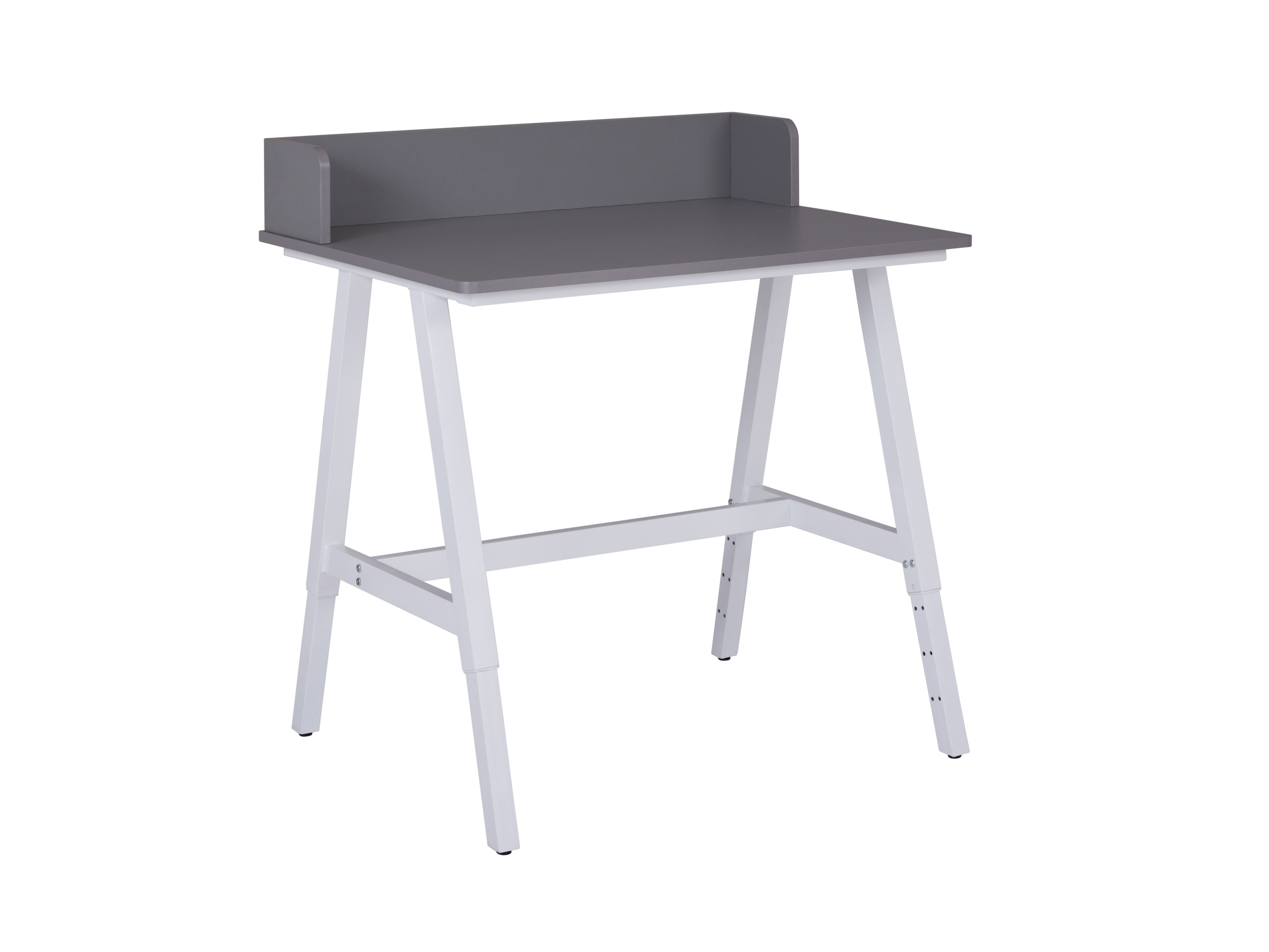 Inter Link Verstelbaar bureau Emmelie (Grijs/wit)