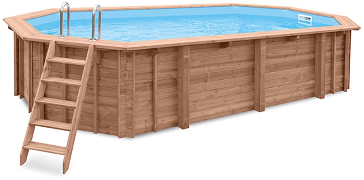 Bali ovaal 6,40 × 4,00 m Deluxe pakket