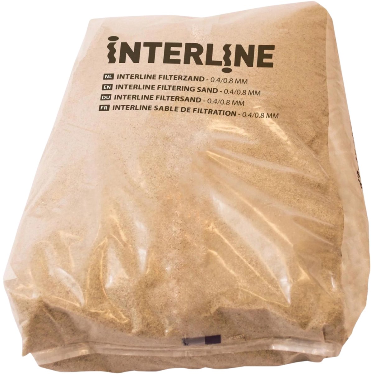 Interline - Zwembad Filterzand - 25 kg - Fijne korrel - 0,4-0,8 mm - Voor Helder & Schoon Zwembadwater