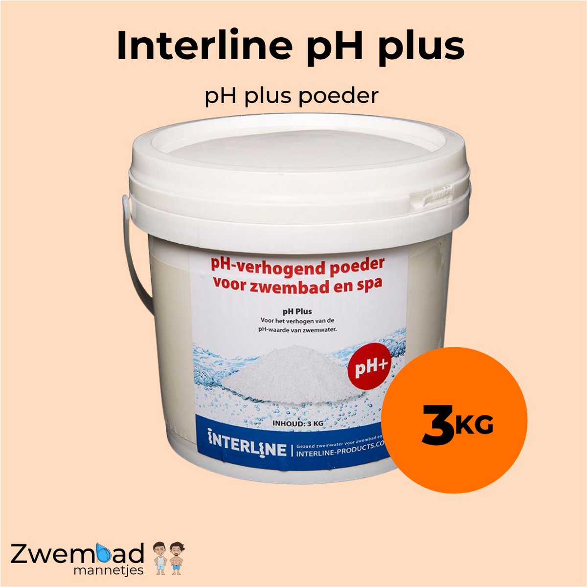   pH plus 3kg - Inclusief doseerschema - pH plus voor zwembad - Verhogen pH waarde - pH plus voor kleine, middelgrote en grote zwembaden