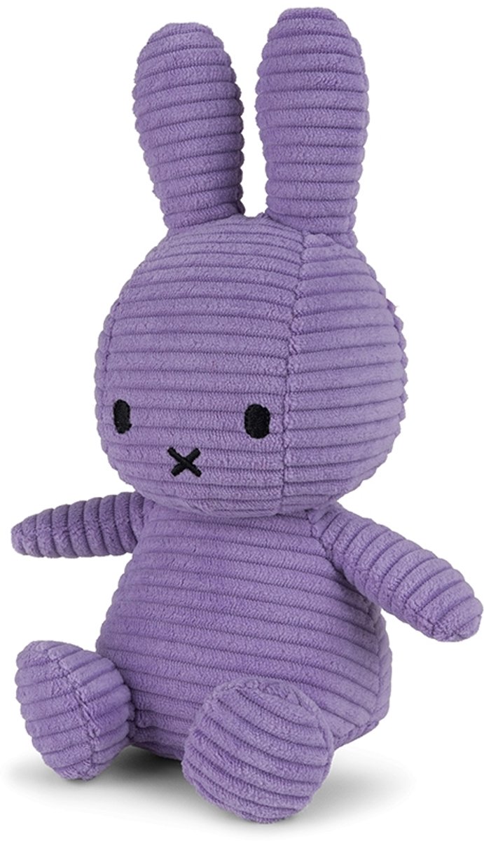 Nijntje Corduroy Dark Purple Ltd Edition 23 cm - Knuffel Dark Purple