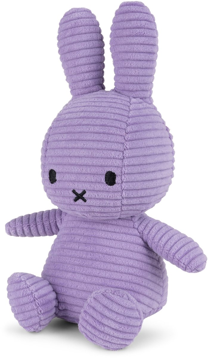 Nijntje Corduroy Lilac 23cm ECO - Knuffel Lilac