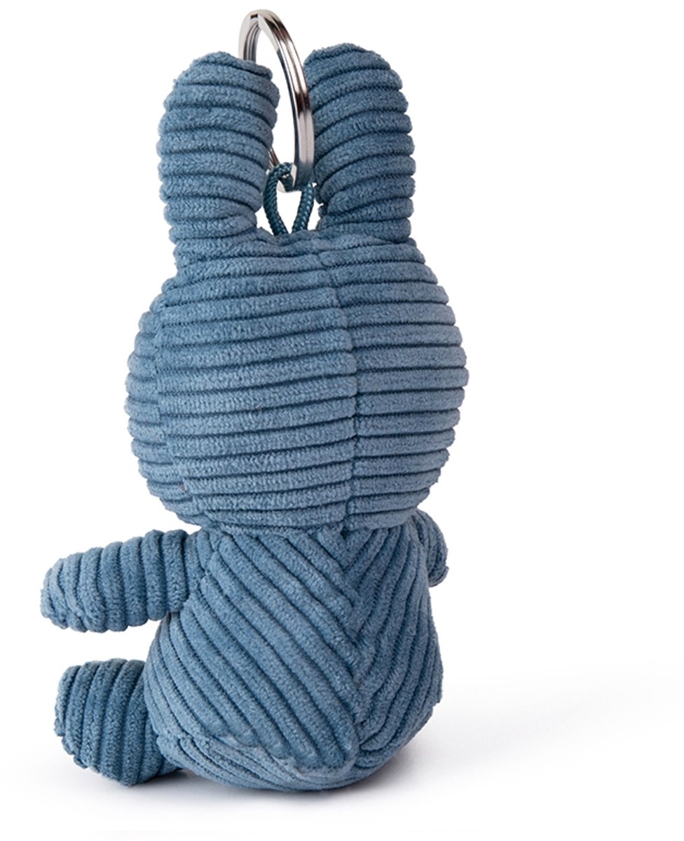 Nijntje Sleutelhanger Corduroy Aviator Blue ECO 10 cm - Knuffel Aviator Blue