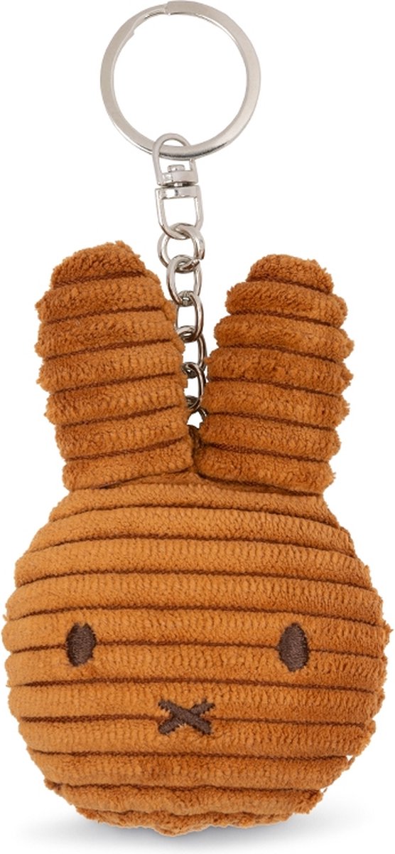 Nijntje Sleutelhanger Corduroy Cinnamon ECO 10 cm - Knuffel Cinnamon