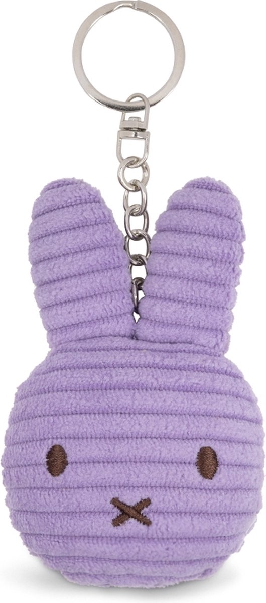 Nijntje Sleutelhanger Corduroy Lilac ECO 10 cm - Knuffel Lilac