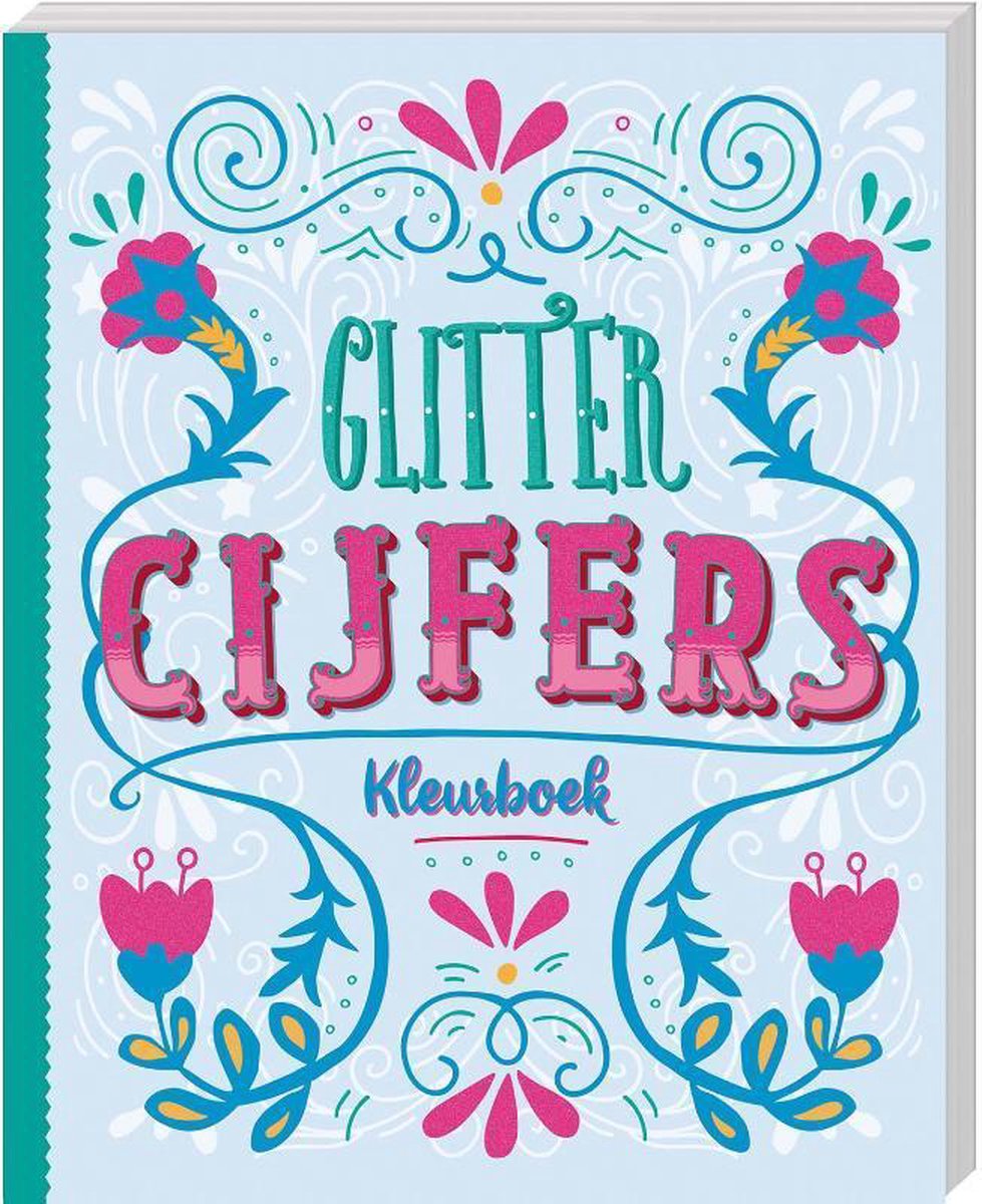 Glitterkleurboek - Cijfers