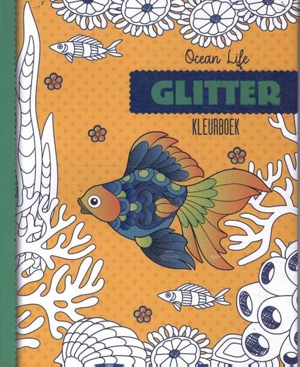 Ocean life Glitter Kleurboek