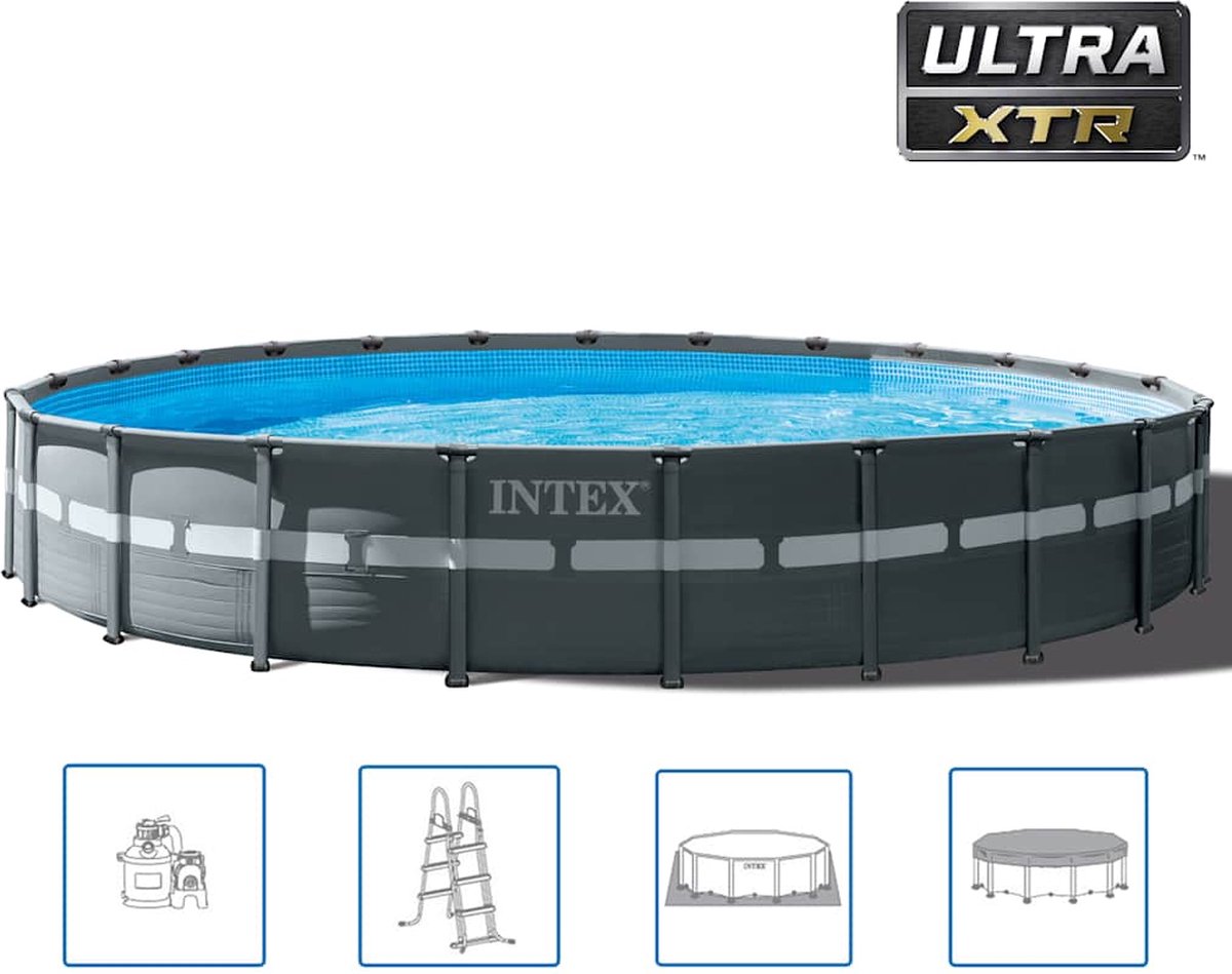INTEX - Ultra - XTR - Frame - Zwembadset - rond - 732x132 - cm - 26340GN