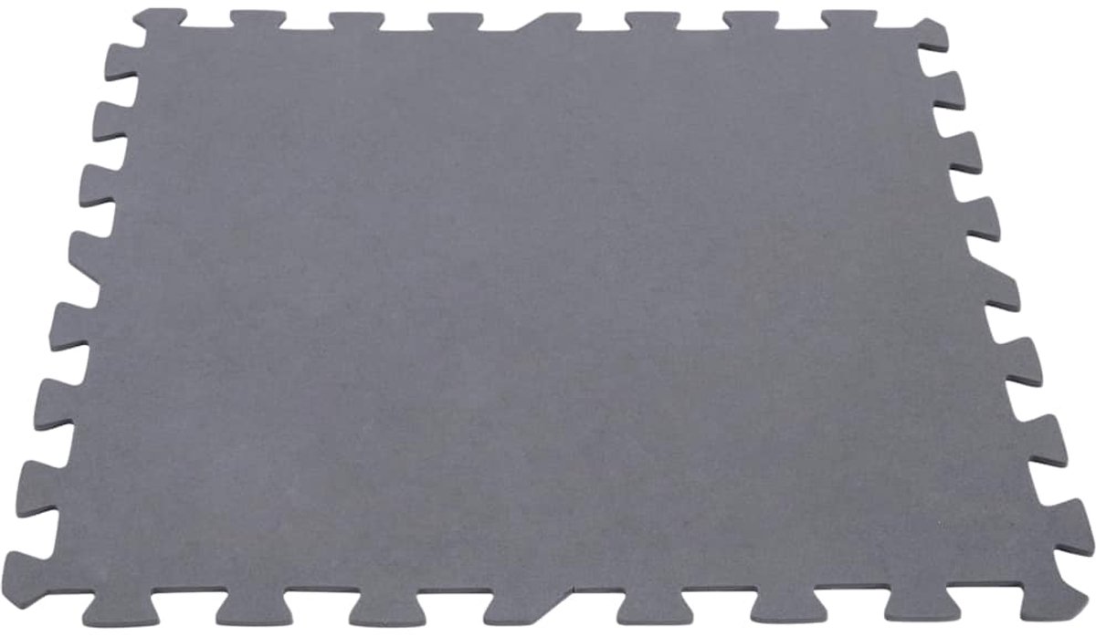INTEX - Vloerbeschermers - 8 - st - in - elkaar - grijpend - 50x50x0,5 - cm - 1,9 - m²