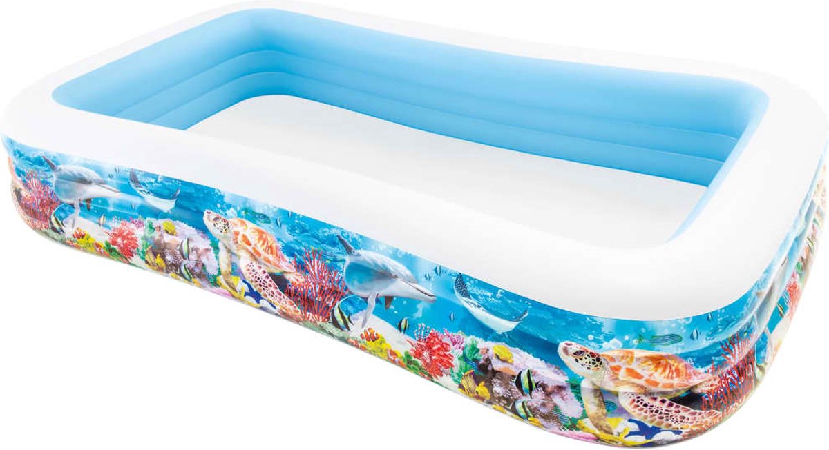 INTEX Swim Center Familezwembad 305x183x56 cm oceaanleven