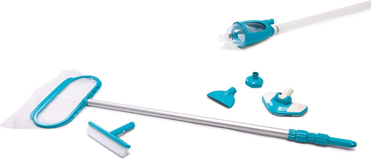   Deluxe Pool Maintenance Kit - Zwembadreinigingsset met telescoopsteel