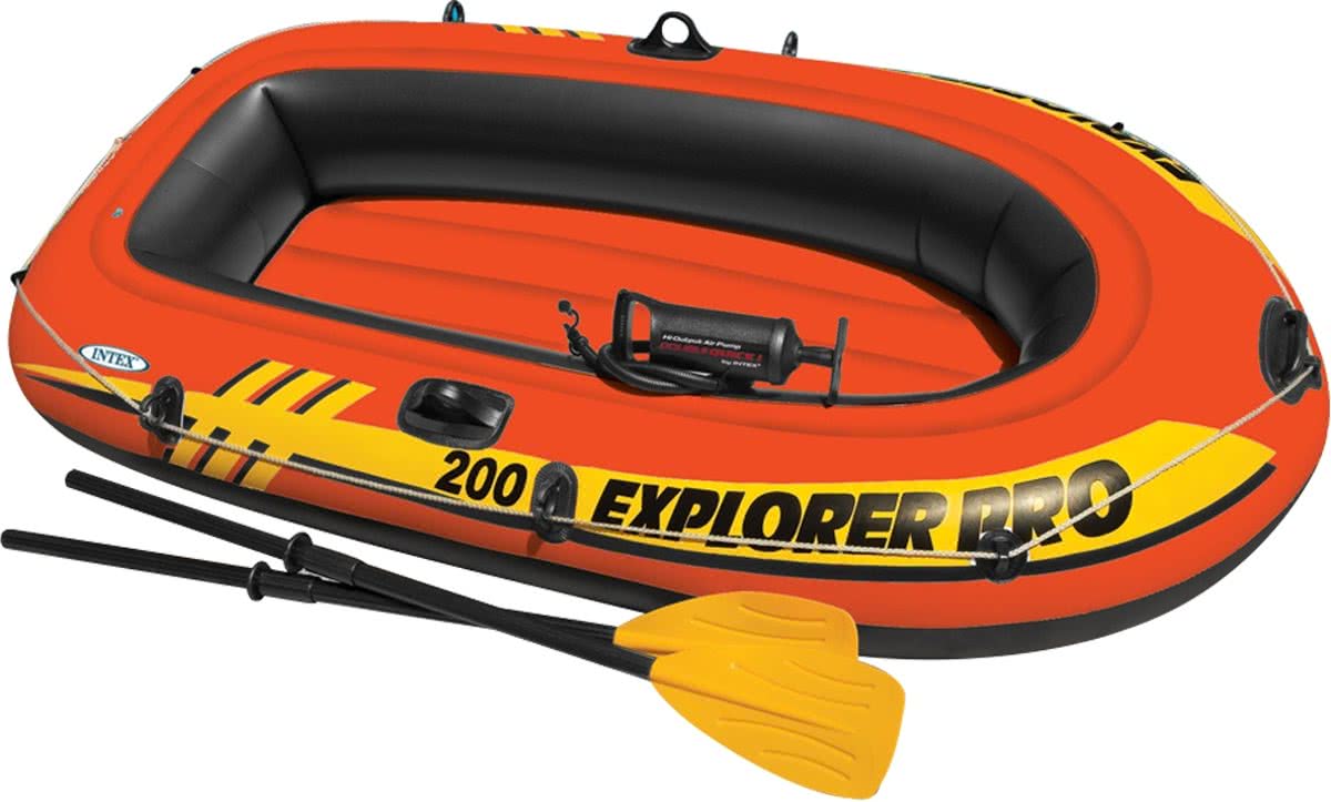 Intex Explorer Pro 200 opblaasboot met peddels en pomp 58357NP