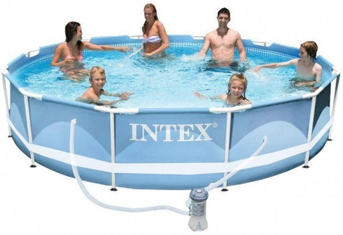 Intex Prism Frame 366 x 76 cm met pomp (met reparatiesetje)