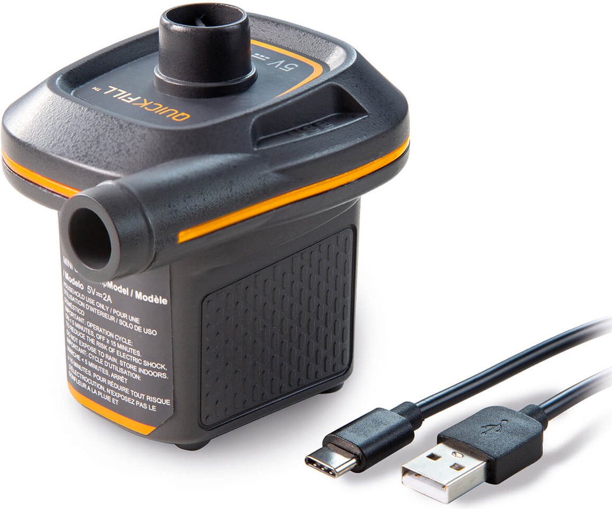   mini elektrische USB opblaaspomp