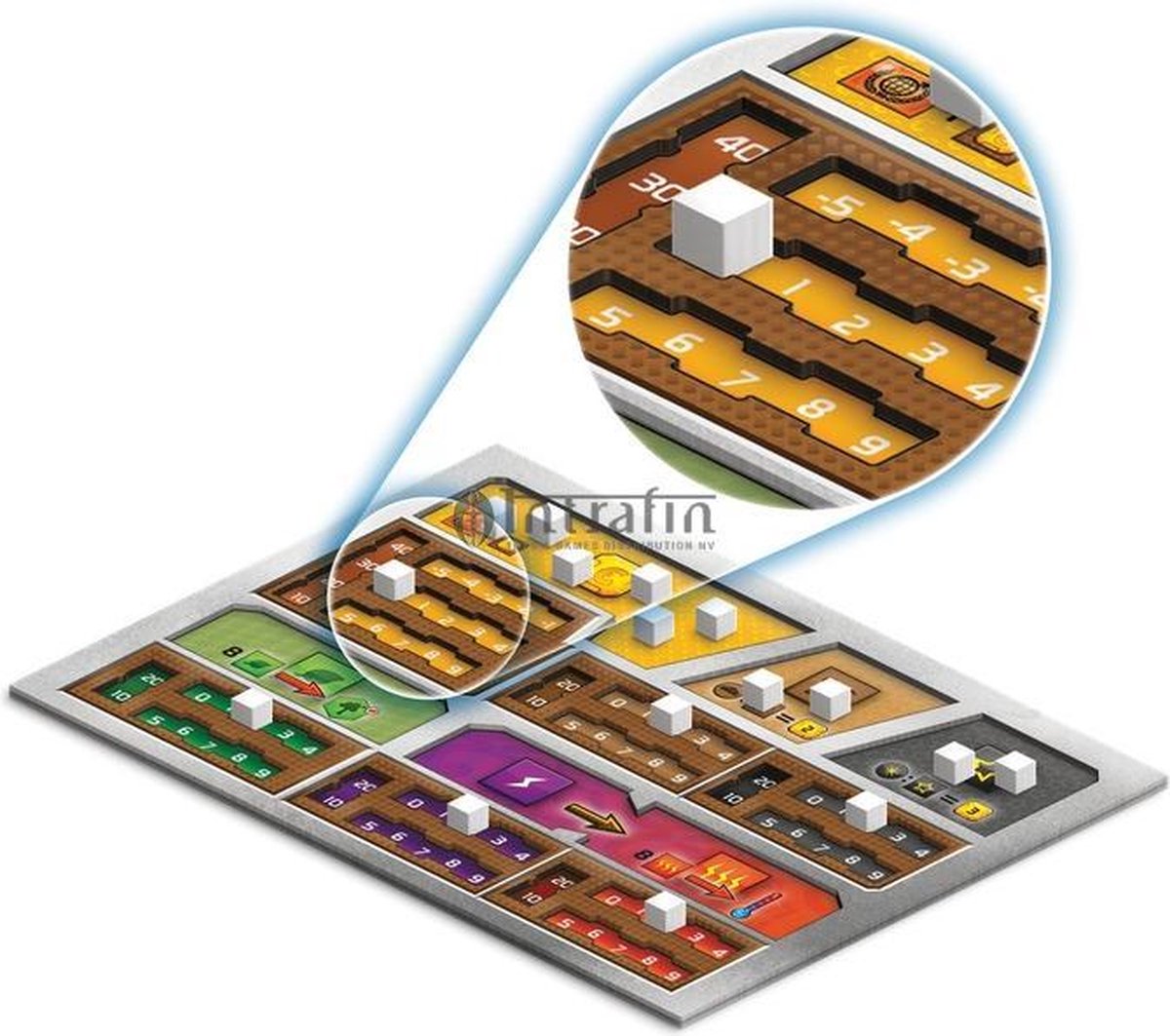 Terraforming Mars Set van 5 Dual Layer Playerboards