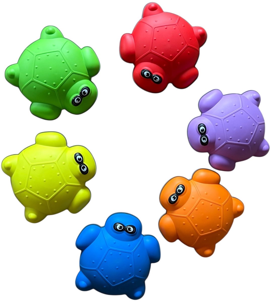 Balansstenen - Stapstenen - Stapelstenen - Schildpad - Kinderen - Antislip - Motoriek - 6 stuks
