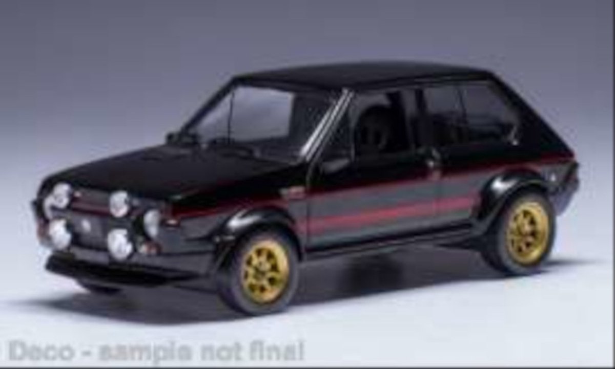 Fiat Ritmo Abarth Gr.2 Ready to Race 1979 Zwart - Model 1/43 - Ixo Models