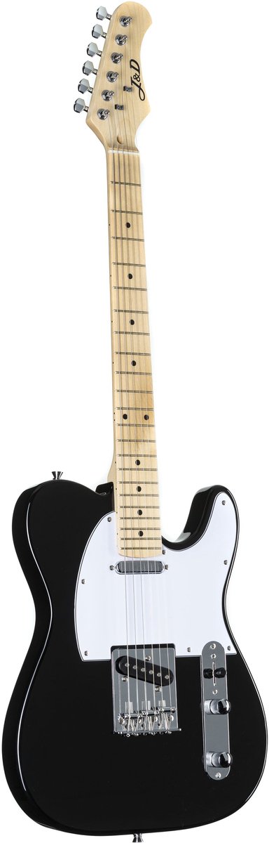 J & D TL II Black - Elektrische gitaar
