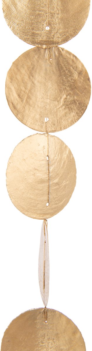 J-Line Koord Droogbloem Goudkleurig