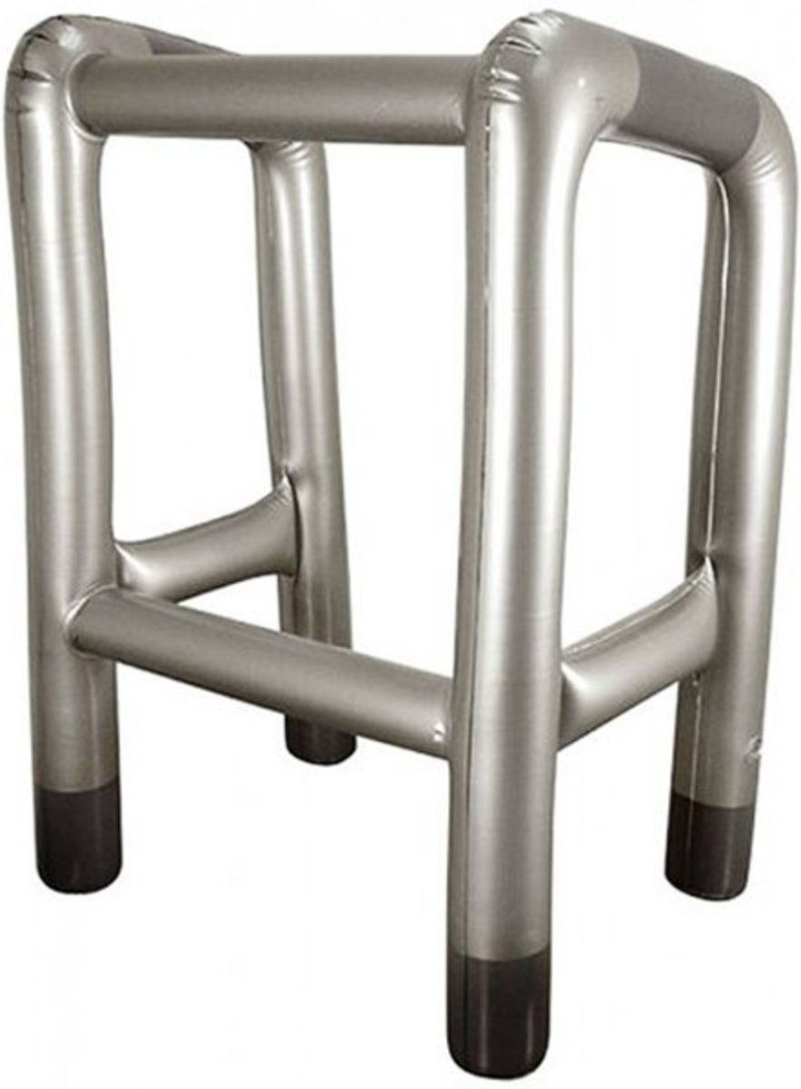 Opblaasbare rollator