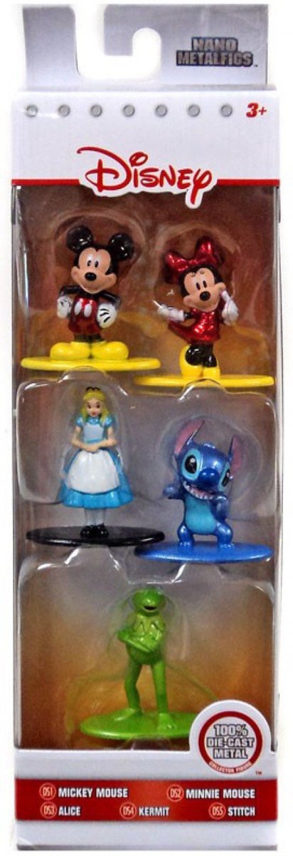 Disney-Pixar Nano Metalfigs 5 Die-cast Mini Figures - Pack A