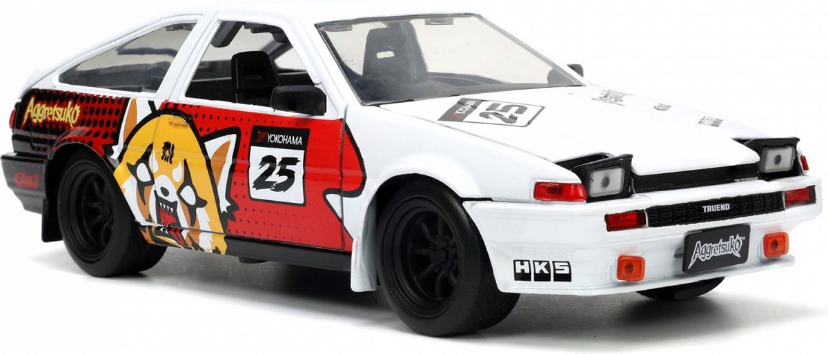 Jada - Aggretsuko 1986 Toyota Trueno - Auto - Anime Hollywood Rides - Panda