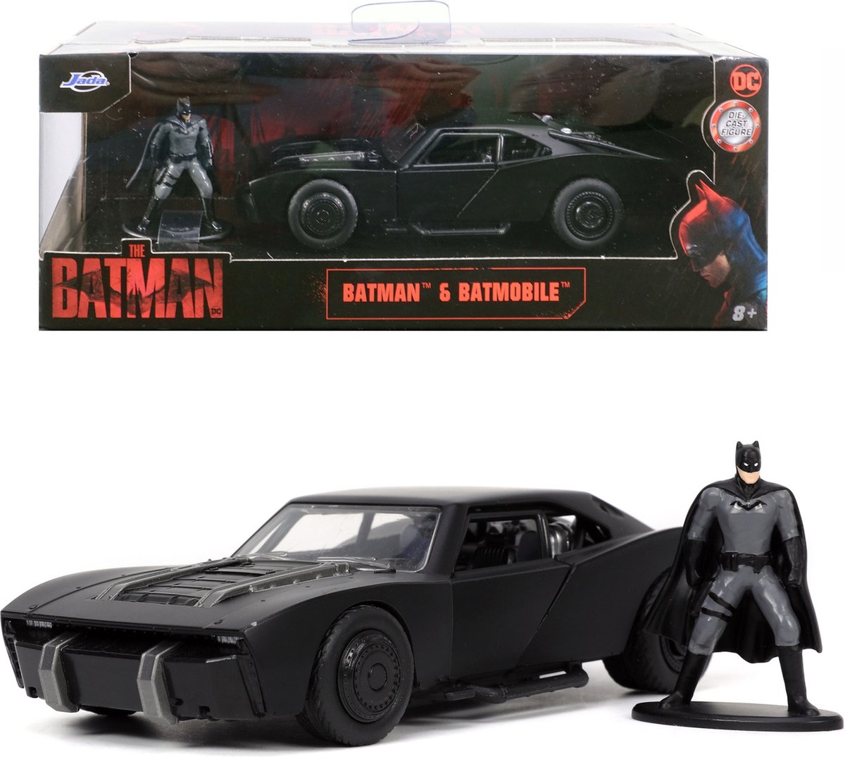 Jada Toys - Batman Batmobile 2022 - 1:32 - Metaal - Speelgoedvoertuig