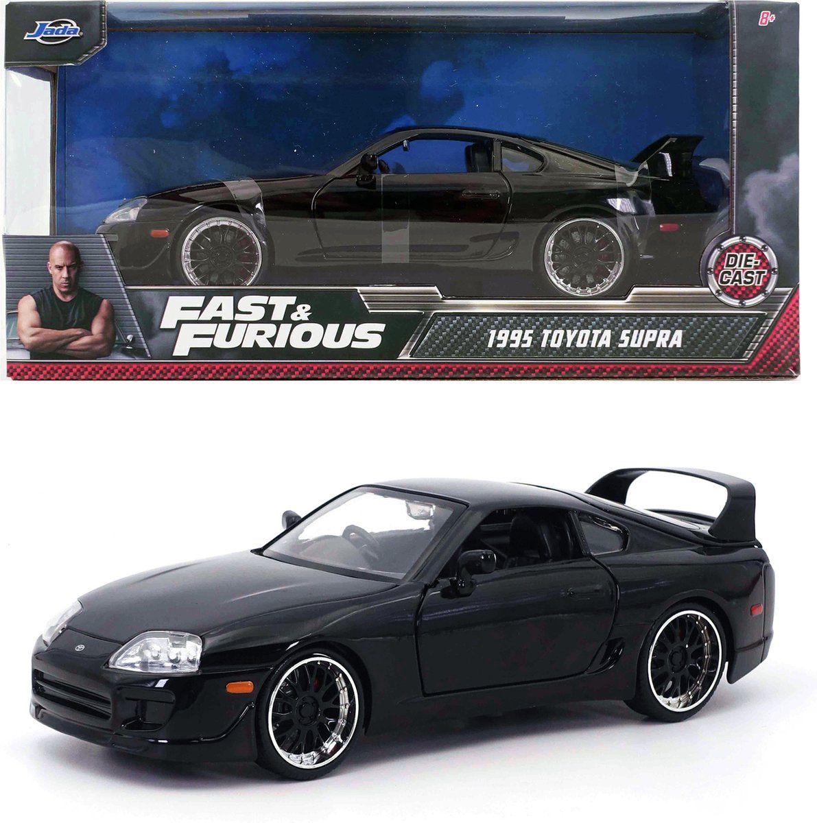 Jada Toys - Fast & Furious 1995 Toyota Supra - 1:24 - Speelgoedvoertuig