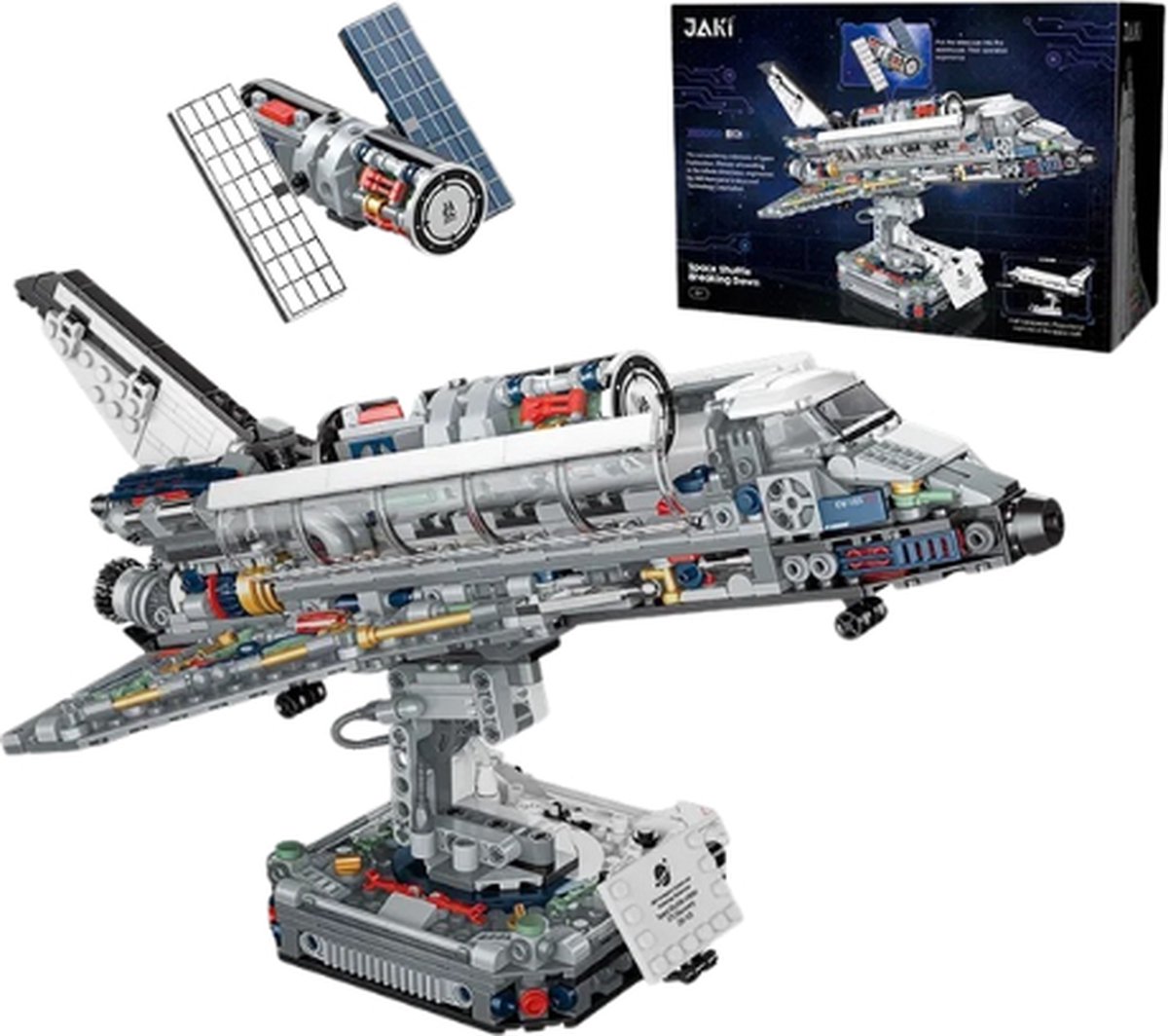 Jaki - technic - speelgoed - sinterklaas cadeau - spaceshuttle - 36x20.8x19.3 cm - 954 stuks - educatief - 14+